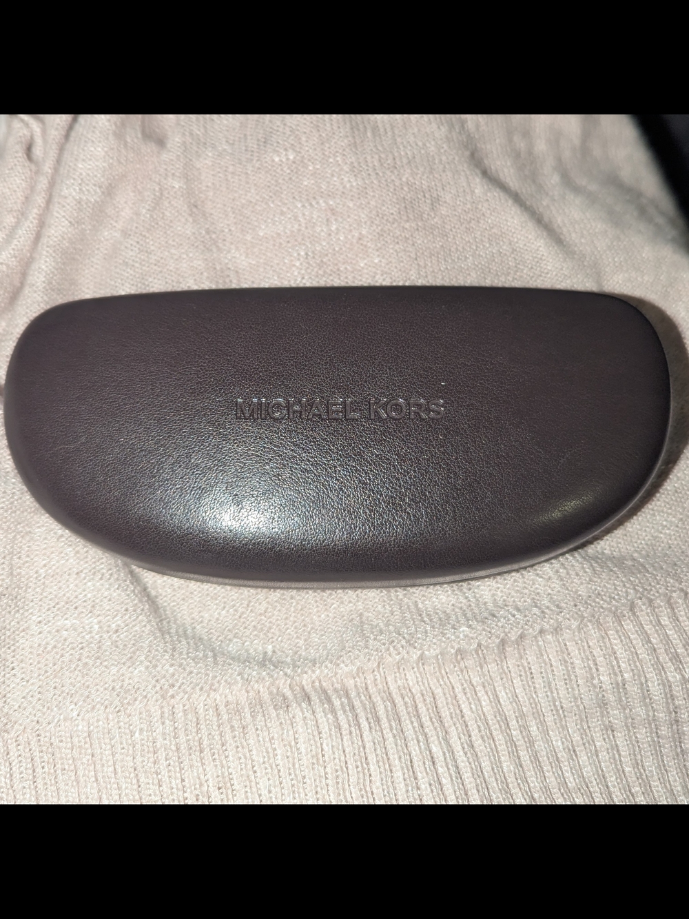 MICHAEL KORS Glasses Case - Dark Brown